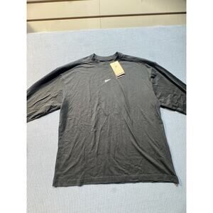 Nike Swoosh Oversized Fit Women's Tee Sz S Black Brand New